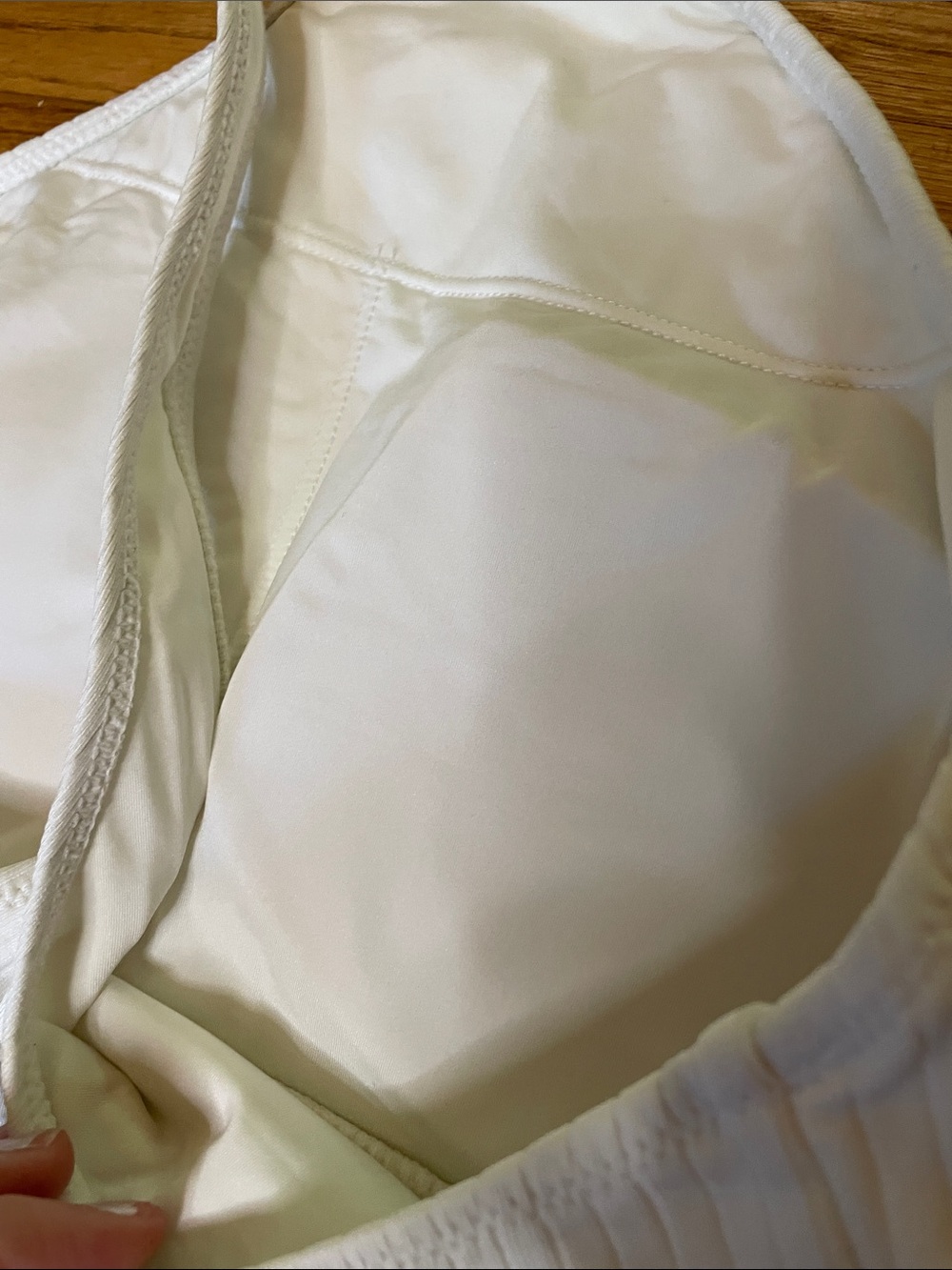 Polo Ralph Lauren White Ribbed One-Shoulder Bikini Set - Picture 6 of 15